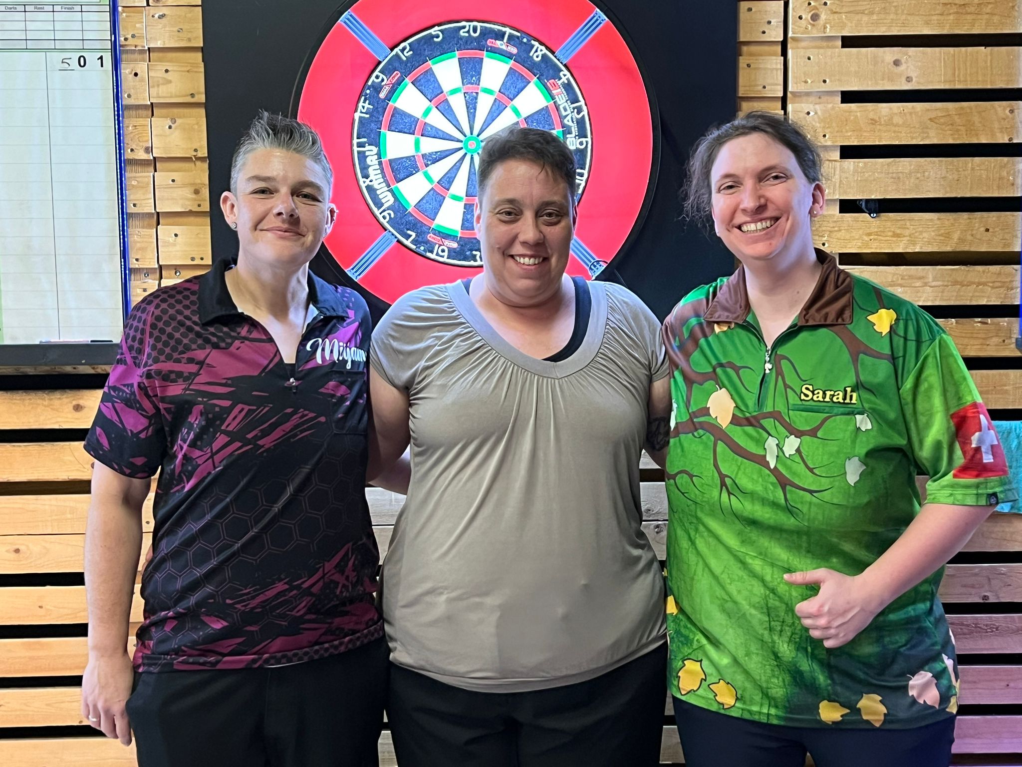 Advent Open 2024 - Top 3 dames : Mirjam Schüpbach (finaliste), Jeannette Stoop (vainqueur) et Sarah Bartlomé